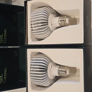 COB Aerospace aluminum bulb 20W 4000K plant light for indoor plants- 2 bulbs